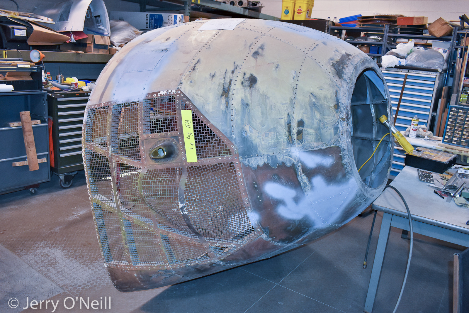 Sikorsky S-60 Flying Crane Prototype - Restoration Update August, 2022 19 CASC.9.S60.RH .EngineCage.4.16.21.JON . 0137 2