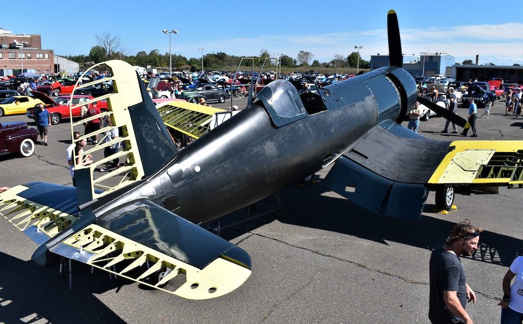 Connecticut Air & Space Center's FG-1D Corsair - Restoration Update 11 CASC.CorsairCarShow.FGrtRear.9.15.19.JON 0026