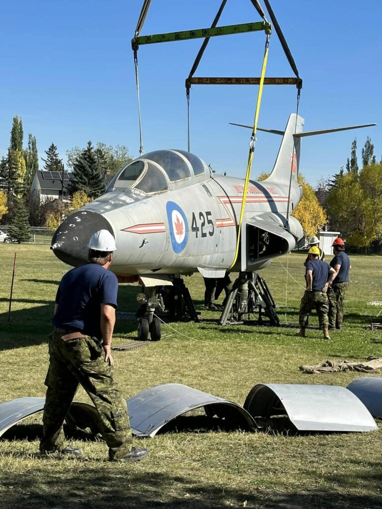 CF-101 Voodoo Arrives at The Air Force Museum Society of Alberta 10 CF 101 Voodoo Arrives at The Air Force Museum Society of Alberta 2