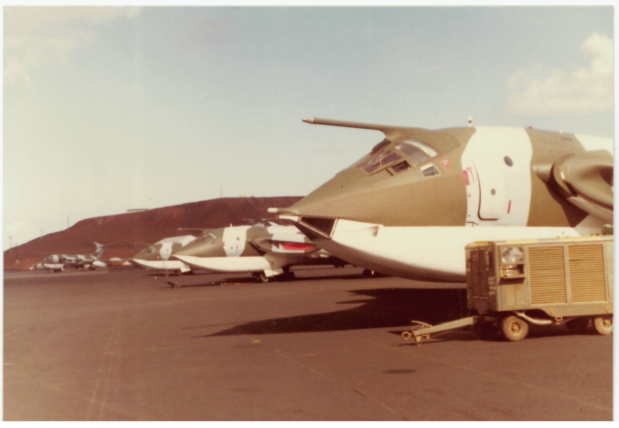 Historic Handley Page Victor Undergoes Camouflage Repaint at Yorkshire Air Museum 11 Camo Victors lined up 01