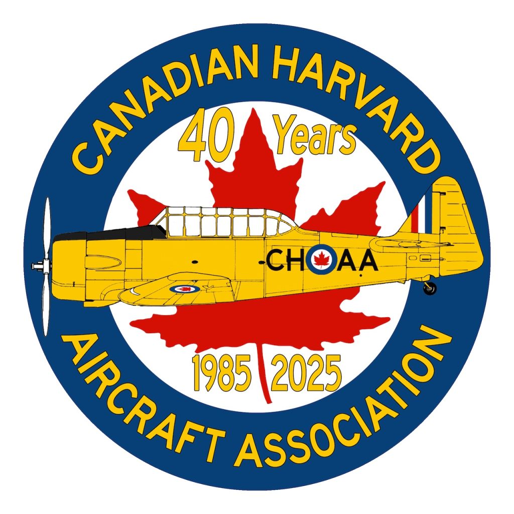 Canadian Harvard Aircraft Association to Celebrate 40th Anniversary in 2025 10 Canadian Harvard Aircraft Association 40th logo