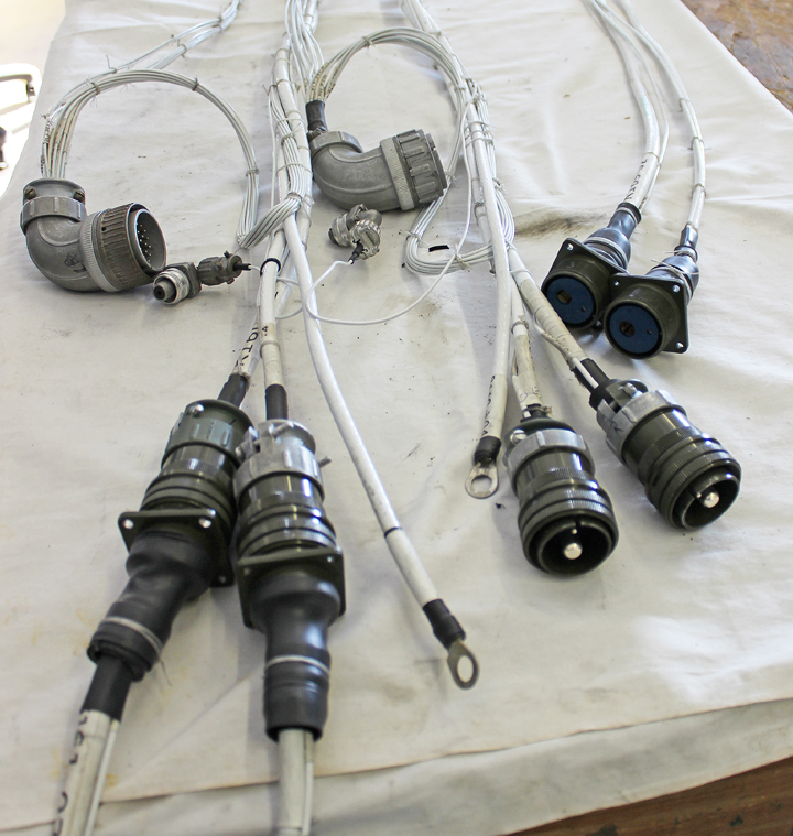 XP-82 Twin Mustang - December 2015 - Restoration Update 25 A closeup of the Cannon plug assemblies. (photo via Tom Reilly)