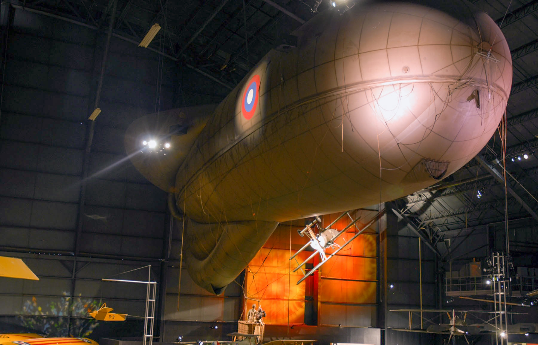 National Museum of the U.S. Air Force - Updates in the Early Years Gallery 44 CaquotTypeRObservationBalloonUSAFMuseum