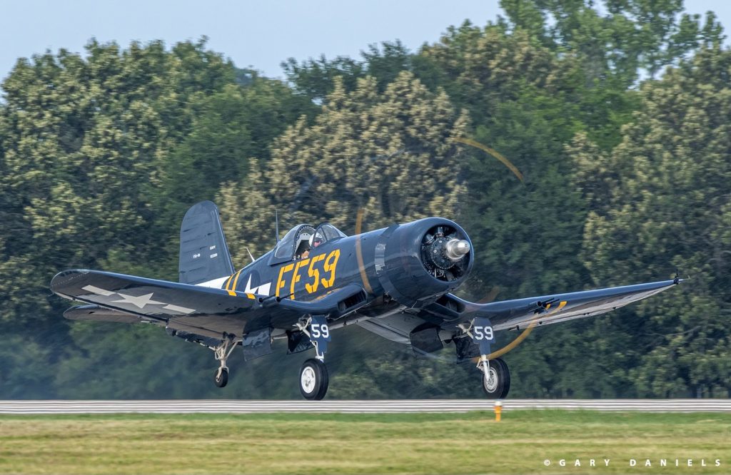 Cavanaugh Flight Museum Unveils New Corsair Paint Scheme Honoring Marine Ace 18 Cavanaugh Flight Museum FG 1D Corsair