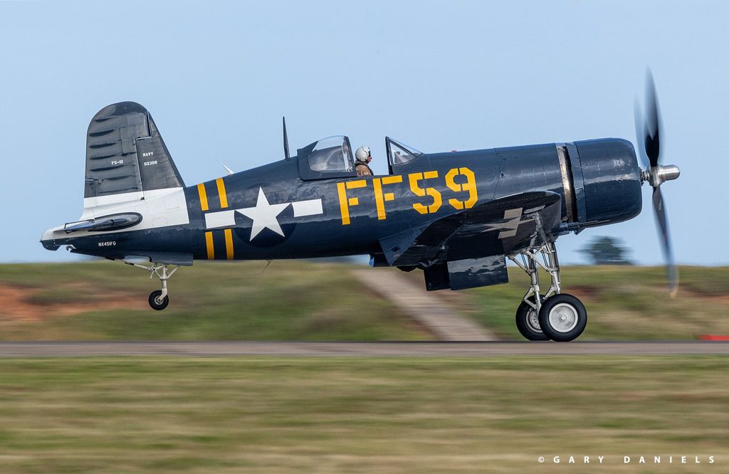 Cavanaugh Flight Museum Unveils New Corsair Paint Scheme Honoring Marine Ace 17 Cavanaugh Flight Museum FG 1D Corsair FF59