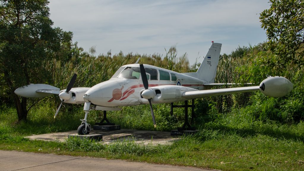 Historic Airframes at the Royal Thai Police Aviation Division 16 Cessna 310