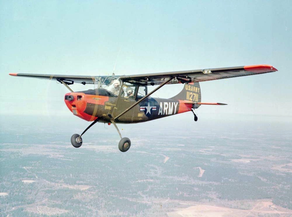 List of Affordable Warbirds 25 Cessna O 1A Bird Dog US Army in flight