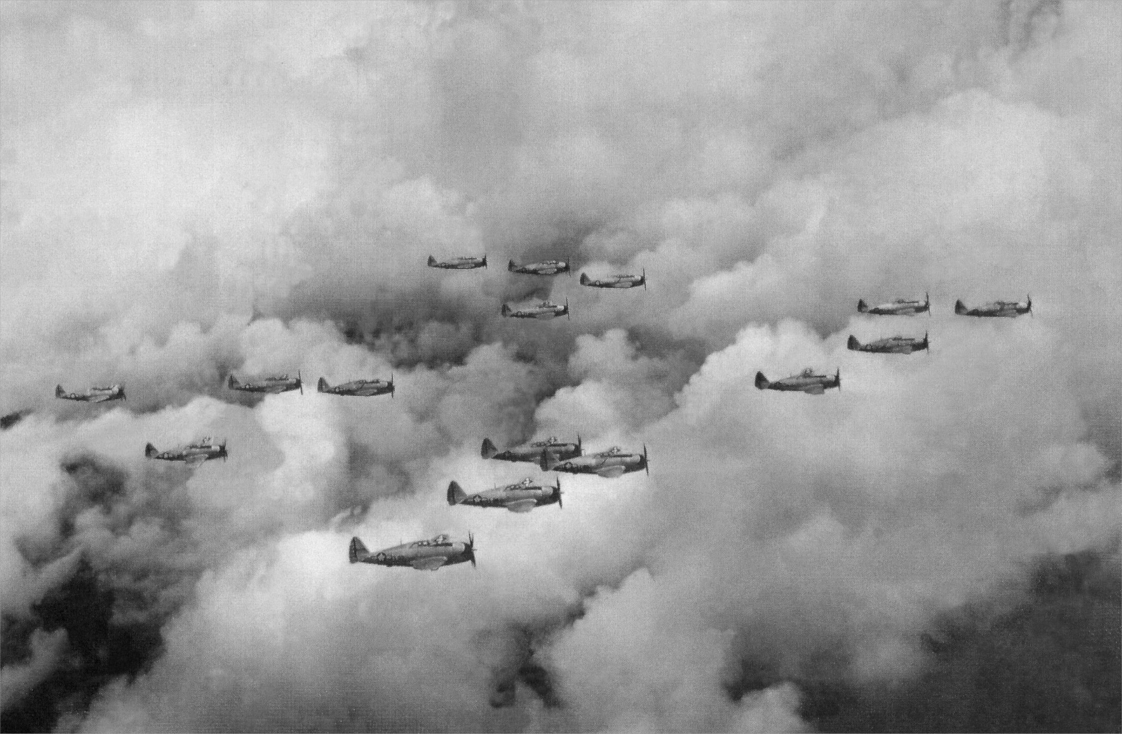 Dakota Territory Air Museum’s P-47 Update – July, 2020 44 Ch 13 F 19440crop 728 P 47s in Flight over New Guinea 600dpi GS