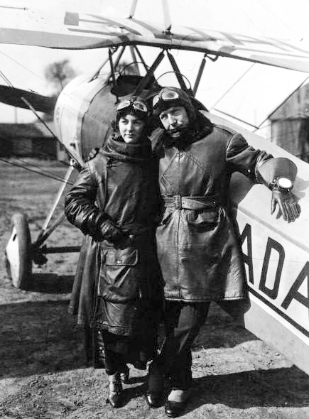 France’s Indestructible Ace: The Legendary War of Charles Nungesser 11 Charles Nungesser et sa fiancée Morane 1923