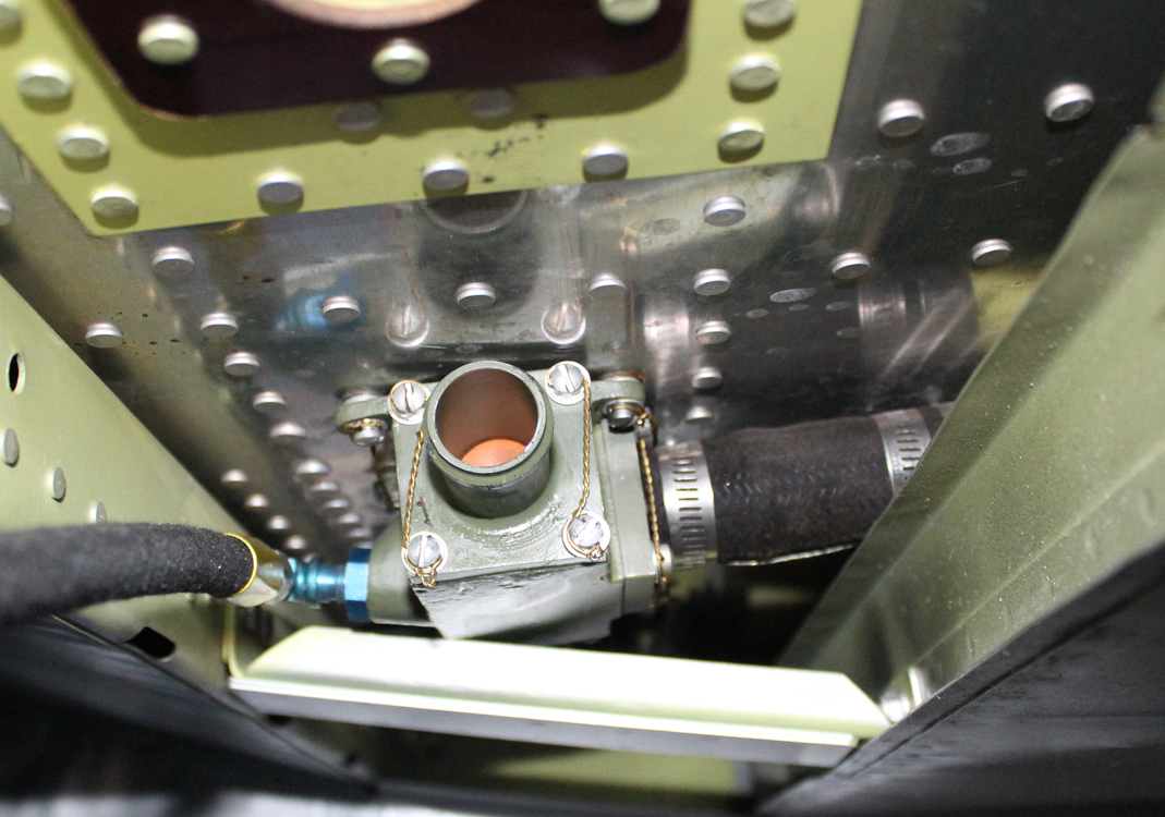 XP-82 Twin Mustang – January, 2018 – Restoration Update 22 Check valve drain