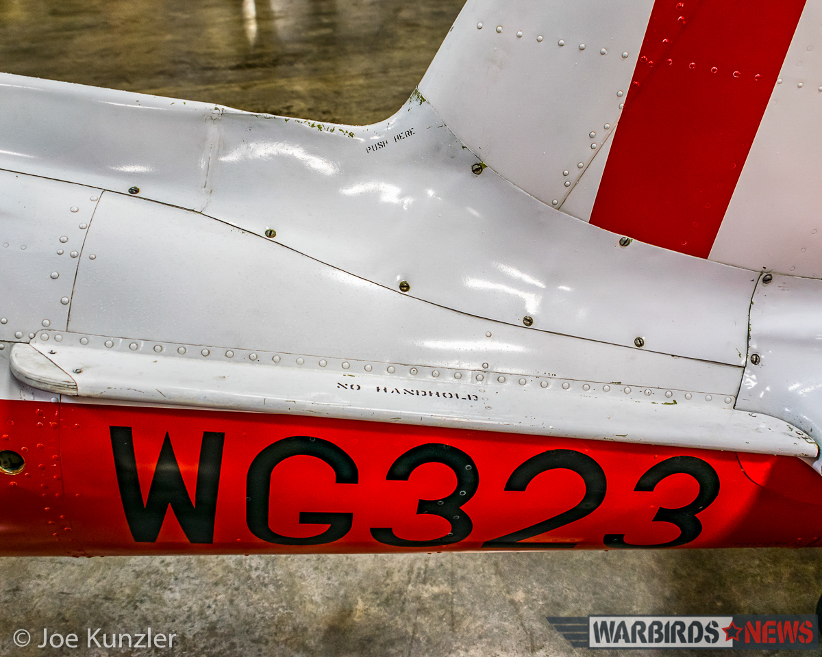 Heritage Flight Museum – June Fly Day Report 31 Note the stiffener's on the Chipmunk's rear fuselage. (photo by Joe Kunzler)