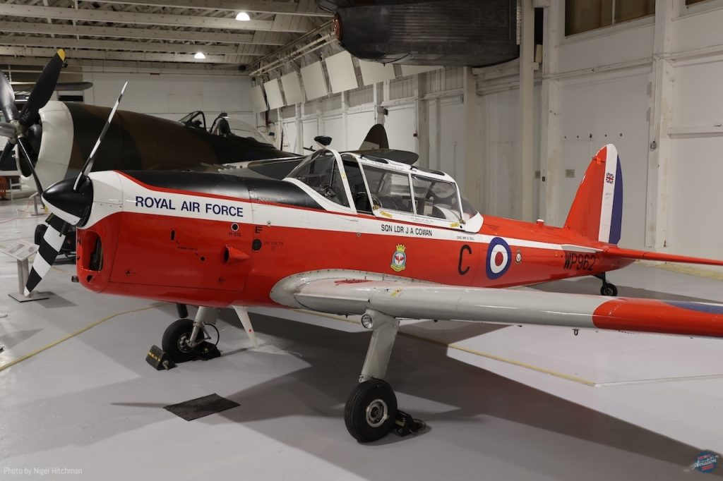 RAF Museum Midlands (Cosford) – Restoration, Storage, and Disposals Update 49 Chipmunk WP962 Hendon 2022 R6 8369