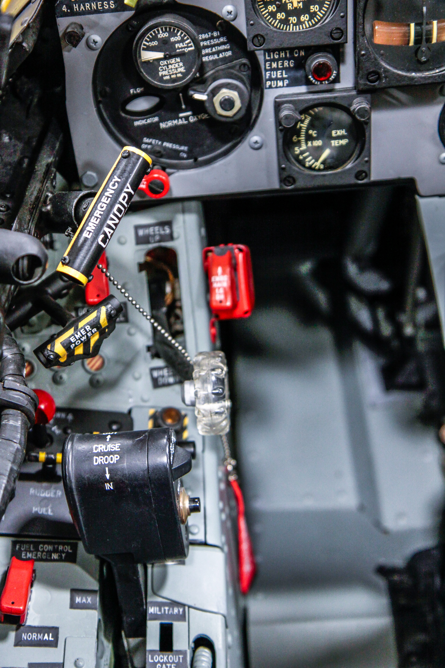 Museum of Flight Unveils XF8U-1 Crusader 15 The Museum of Flight's restoration team performed a magnificent restoration of their Chance Vought XF8U-1 Crusader prototype. Here is some of the cockpit detail to show just how closely their team paid attention to the little details. (photo by Ted Huetter/Museum of Flight)