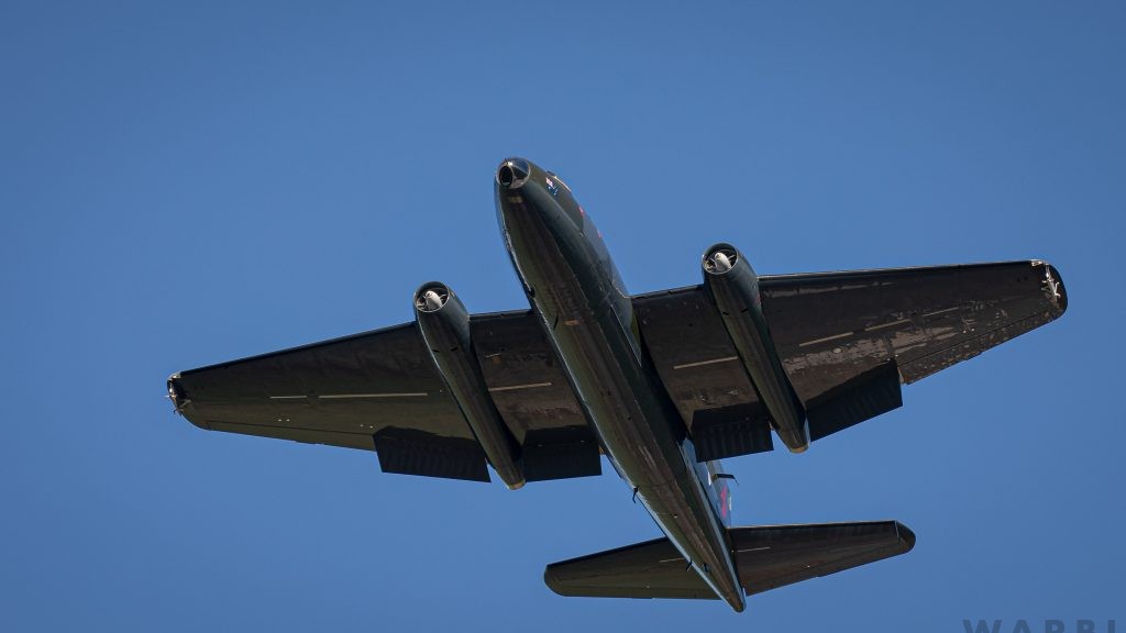 English Electric Canberra TT.18 WJ680 Continues Flight Testing 10 Col Brennan English Electric Canberra TT.18 WJ680 2
