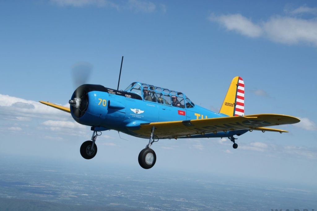 Your Stories: Who’s Available to Fly in The BT-13 With Col McGee? 11 Col Mac Air to Air