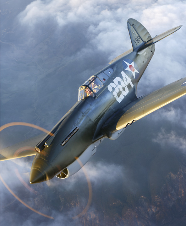 Unique P-40B Arrives At American Aero Services 13 Image by Collings Foundation via John M Dibbs