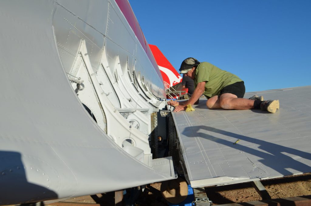 Qantas Founders Museum's Super Constellation Update 11 Constellation Wings