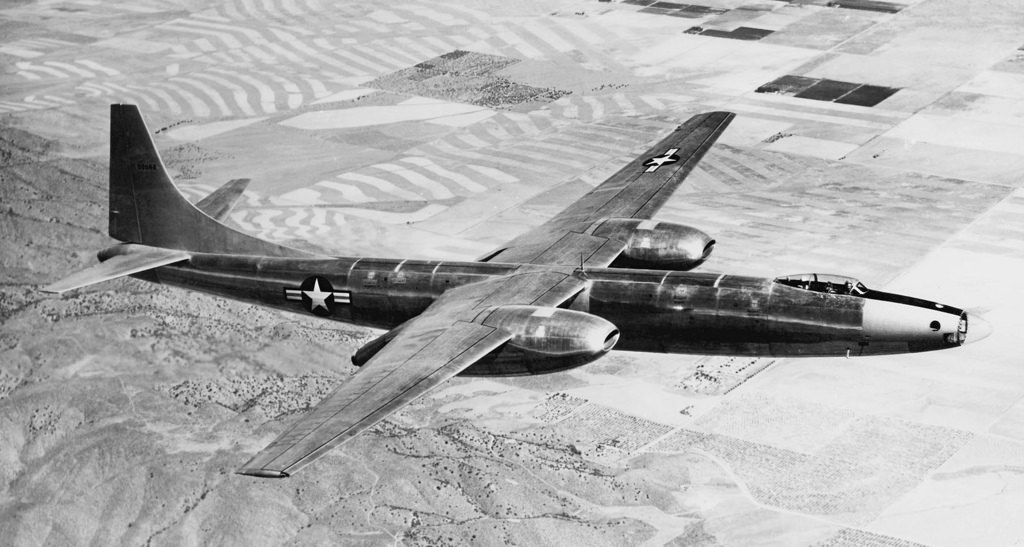 Grounded Dreams: The Forward-Swept Ambition of the Convair XB-53 13 Convair XB 46 in flight 061023 F 1234S 022