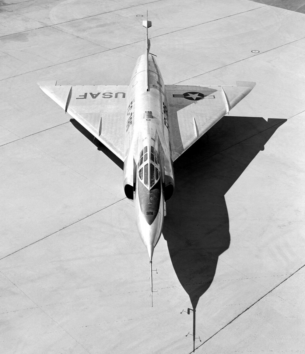 Today in Aviation History: First Flight of the Convair F-102 Delta Dagger 12 Convair YF 102 on Ramp E 2550 1