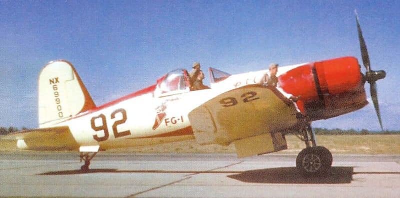 Vultures Row Aviation’s F4U Corsair Restorations Update 19 Cook Cleland racing Lucky Gallon in 1946
