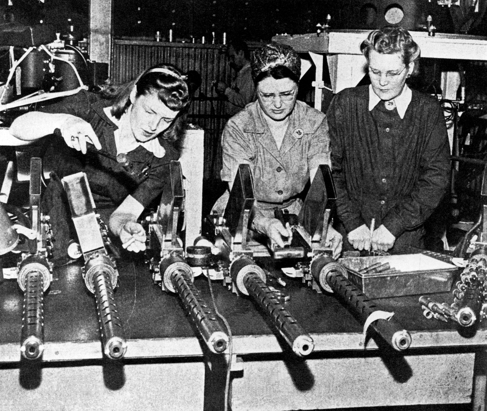 Dakota Territory Air Museum’s P-47 Update – December, 2018 47 Copy of 77 Republic Aviation Build the P 47 people machine gun Browning machine gun assembly at 65 pounds each Joshua Stoff Aircraft Production 132