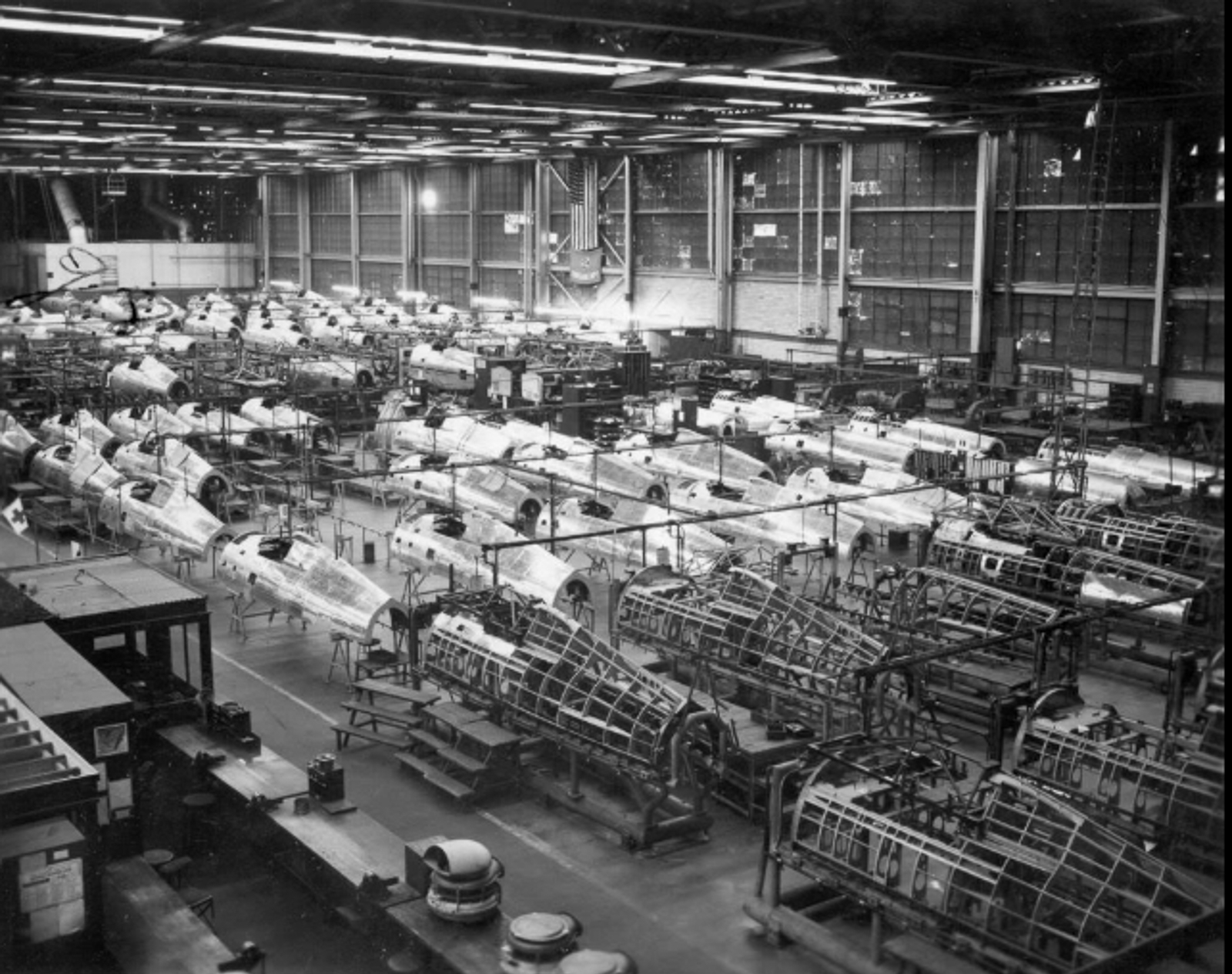 Dakota Territory Air Museum’s P-47 Update – December, 2018 45 Copy of P 47 fuselage line