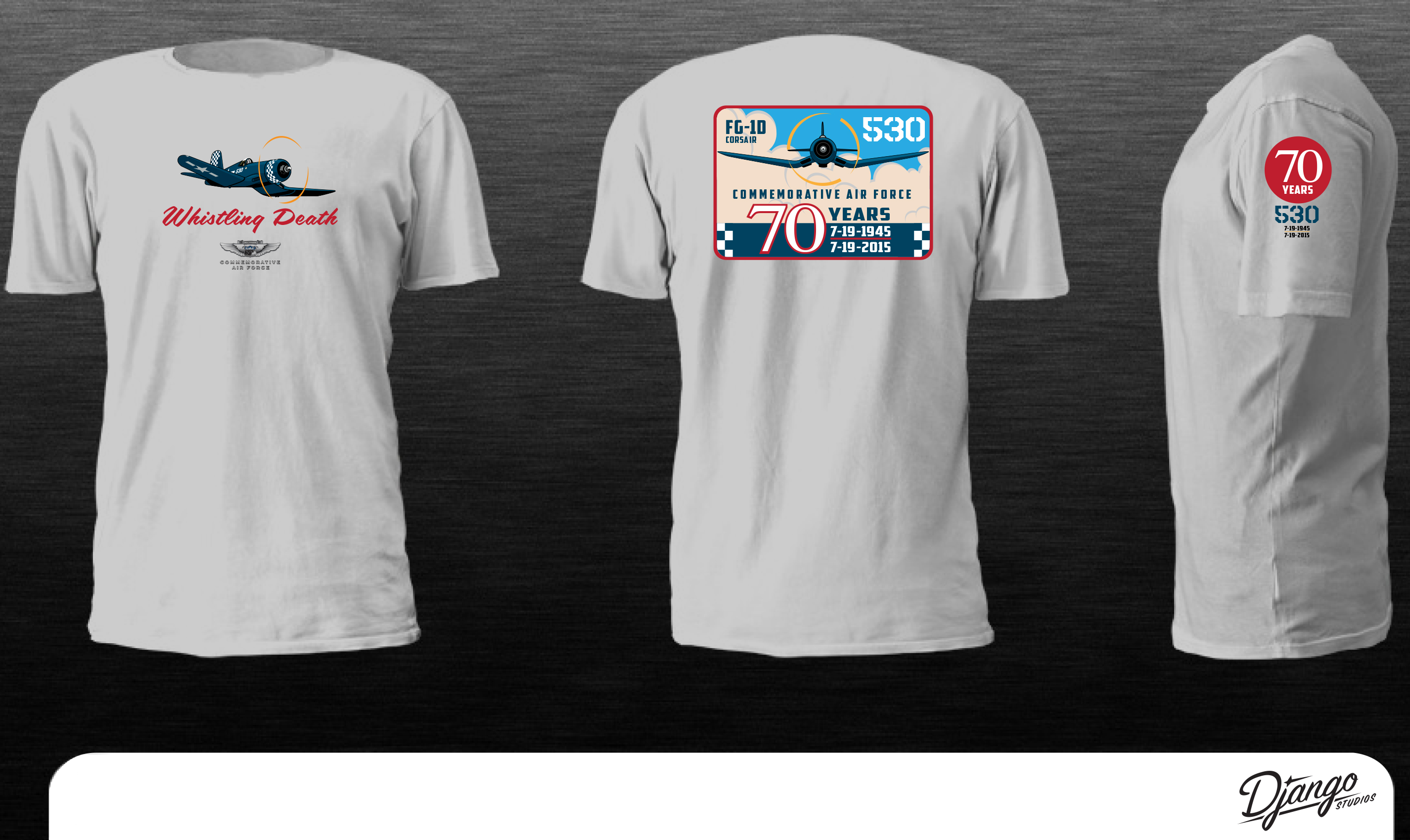 CAF's Corsair Turns 70 Today! 12 CAF FG-1D 70th Anniversary T-shirt.