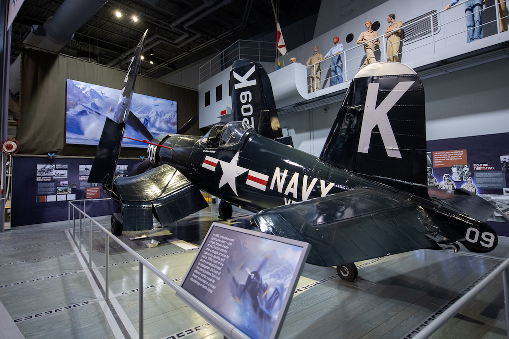 New EAA Museum Exhibit Honors First Black Naval Aviator 10 Corsair exhibit B 20220423