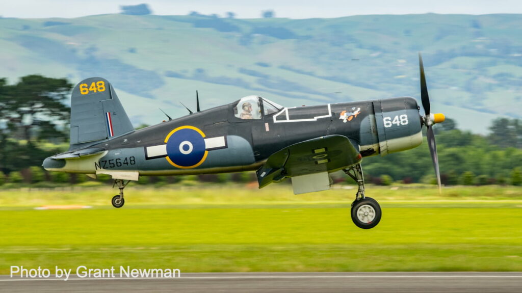 Wings Over Wairarapa Air Festival Fights The Weather 22 Corsair take offmw 1
