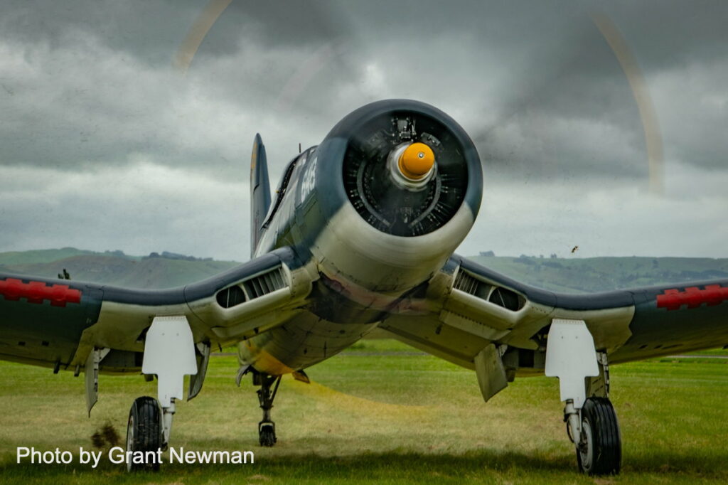 Wings Over Wairarapa Air Festival Fights The Weather 23 Corsair taximw 1