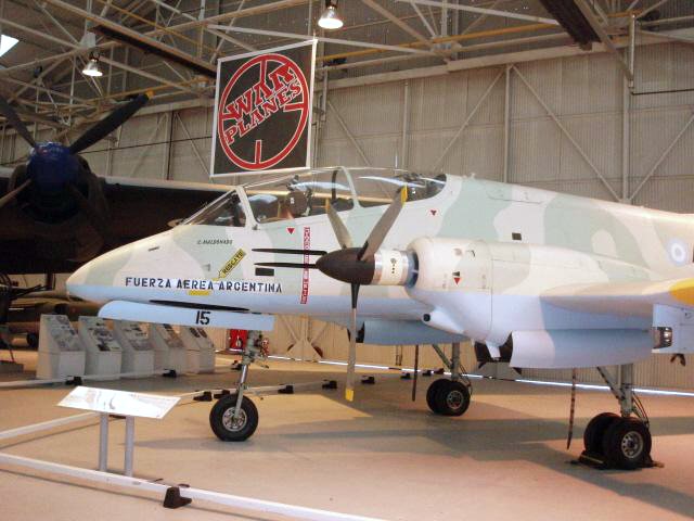 Falklands War Veteran Pucará A-515 Joins the South Yorkshire Aircraft Museum 12 Cosford Pucara