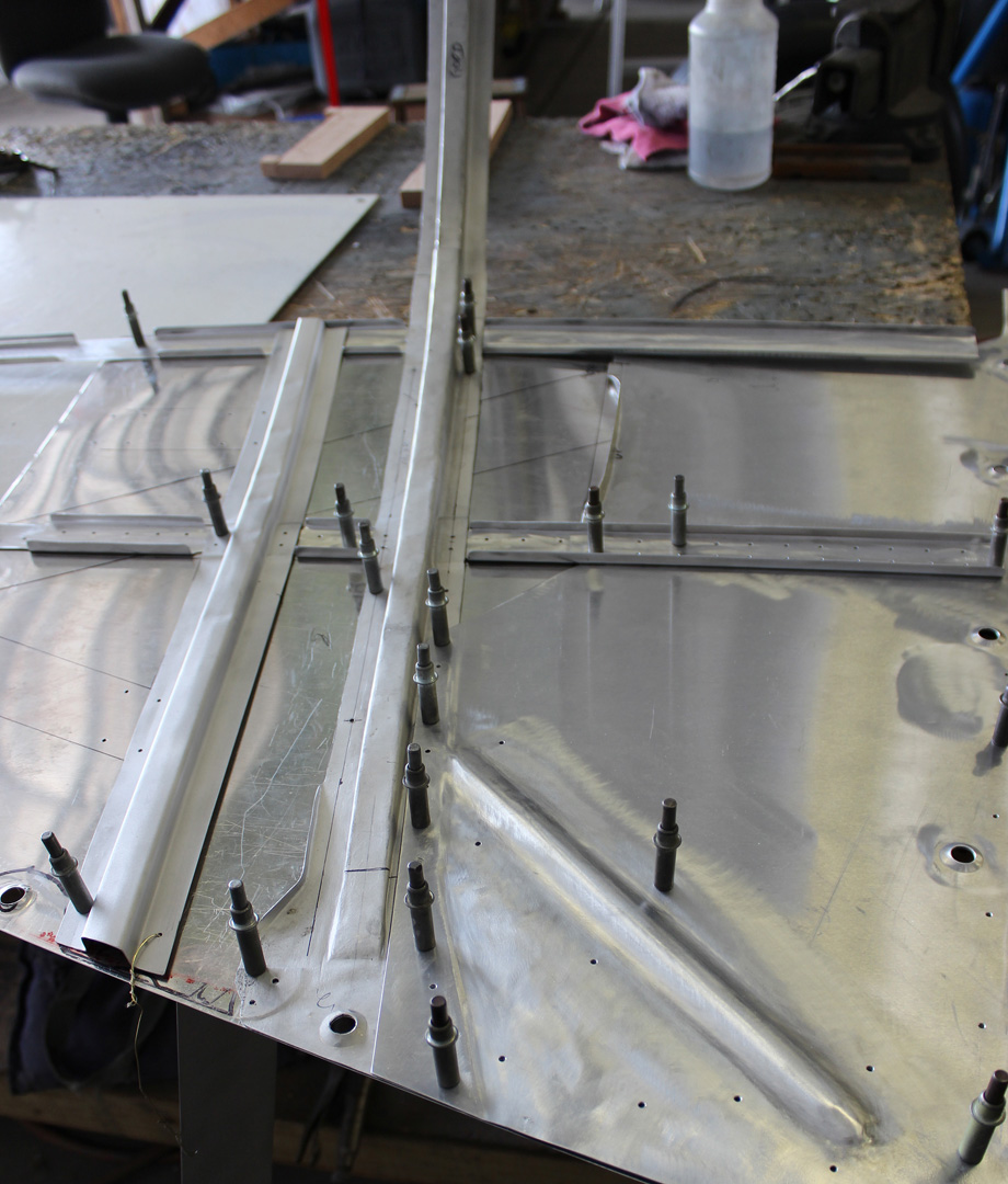 XP-82 Twin Mustang - June 2016 - Restoration Update 13 Internal ribbing on the cowling side skins. (photo via Tom Reilly)