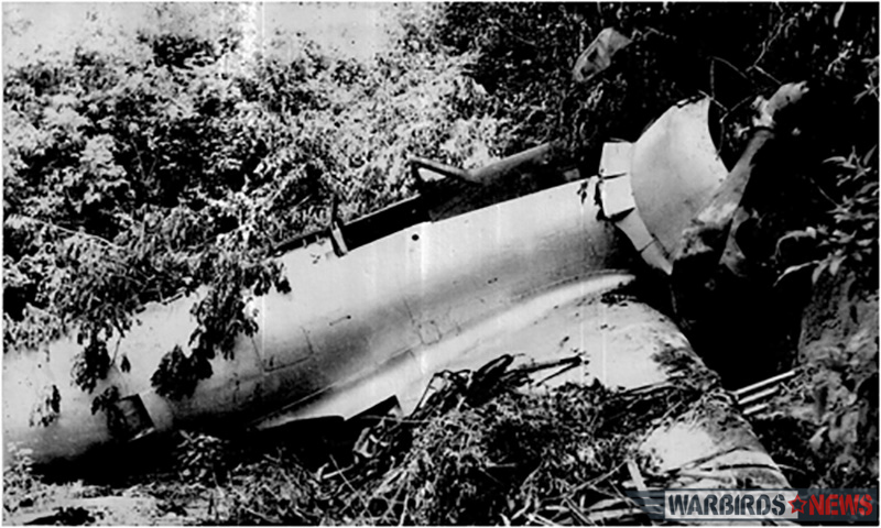 A P-47 Thunderbolt Survivor's Latin American Story 15 The F-47N following its landing accident on the last day of the Guatemalan rebel air campaign. (photo via Augusto de León Fajardo)