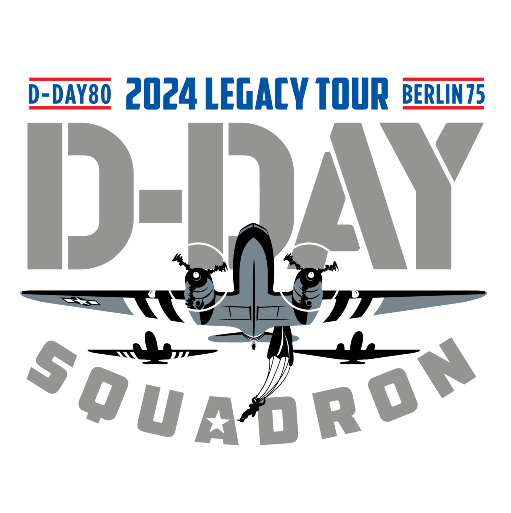 D-Day Squadron Launches Crowdfunding Project for 2024 Legacy Tour 18 D Day Squadron Legacy Tour Logo Stacked