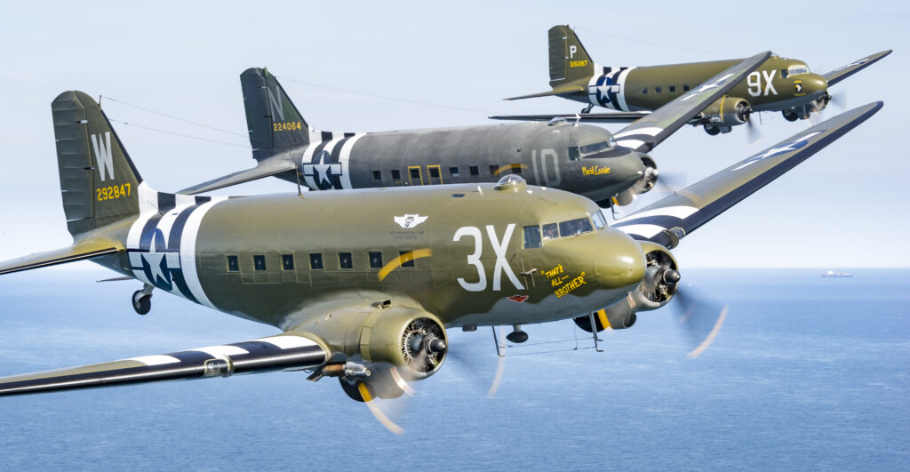 Support the Douglas DC-3’s Legacy: Join the 90th Anniversary Fundraising Campaign 12 D Day Squadron of RichCooper 3Ship