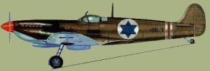 Ezer Weizman's Black Spitfire Back in The Air 12 D130-1