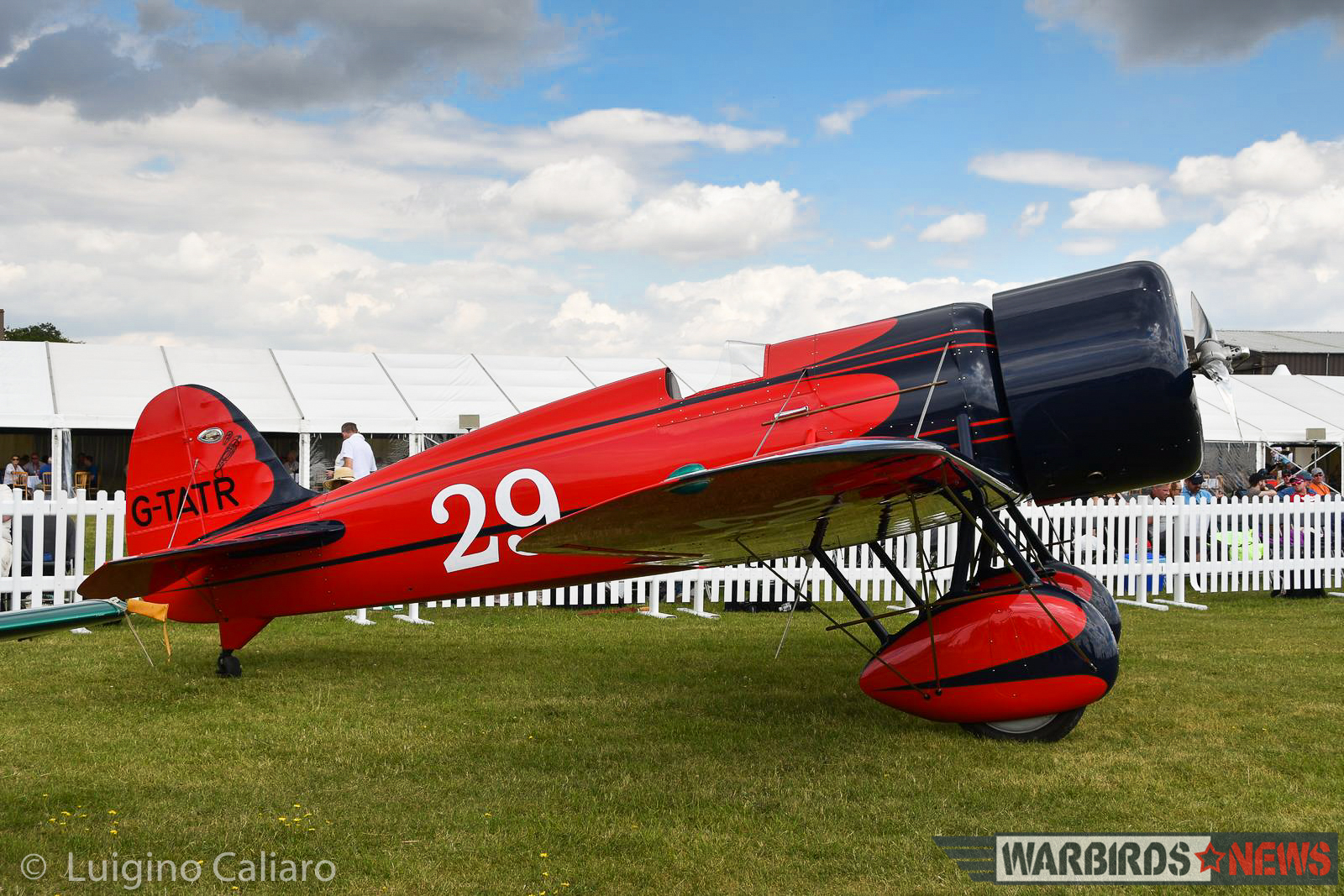 Flying Legends 2017 - Air Show Report 20 Richard Seeley's magnificent Travel Air Type R “Mystery Ship”. (photo by Luigino Caliaro)