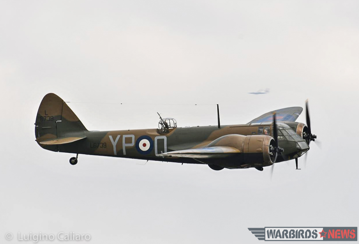 Flying Legends 2017 - Air Show Report 30 The Blenheim makes a low pass. (photo by Luigino Caliaro)
