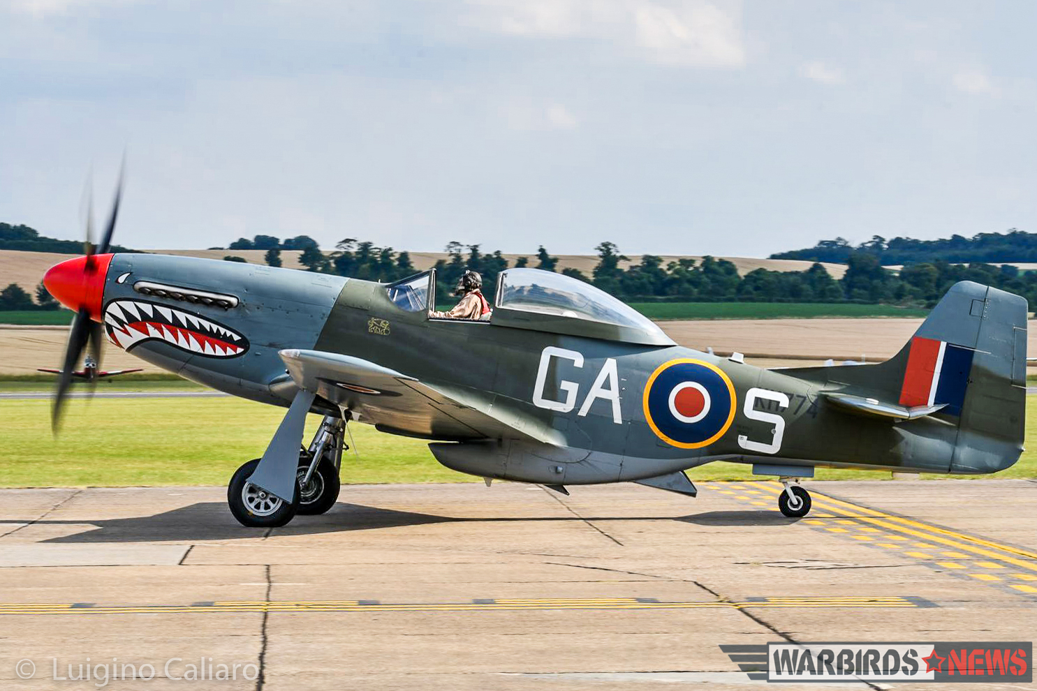 Flying Legends 2017 - Air Show Report 40 Shaun Patrick's magnificent P-51D 44-73877 (marked as an RAF Mustang IV KH774). (photo by Luigino Caliaro)
