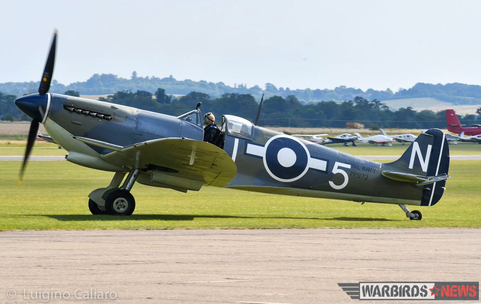 Flying Legends 2017 - Air Show Report 41 The uniquely airworthy Supermarine Seafire Mk.III PP972. (photo by Luigino Caliaro)
