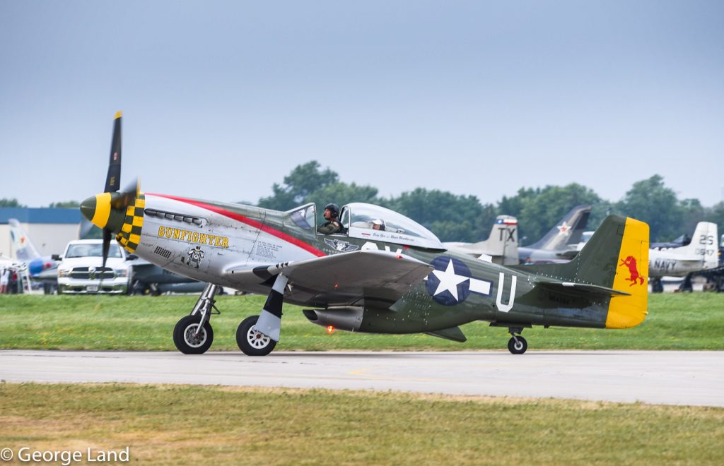P-51 Mustang Gunfighter Joins B-29 DOC in Wichita for a Historic Weekend Experience 14 D75 5190
