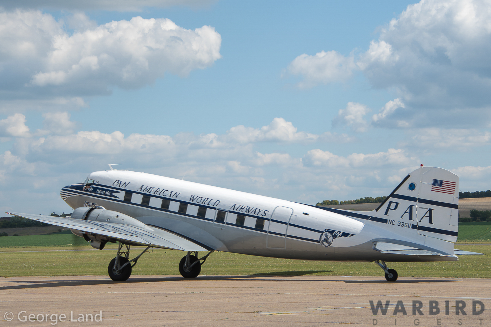 D-Day Squadron Update - Clipper Tabitha May Arrives Duxford - Others Depart Goose Bay 15 DC3 D05 8199