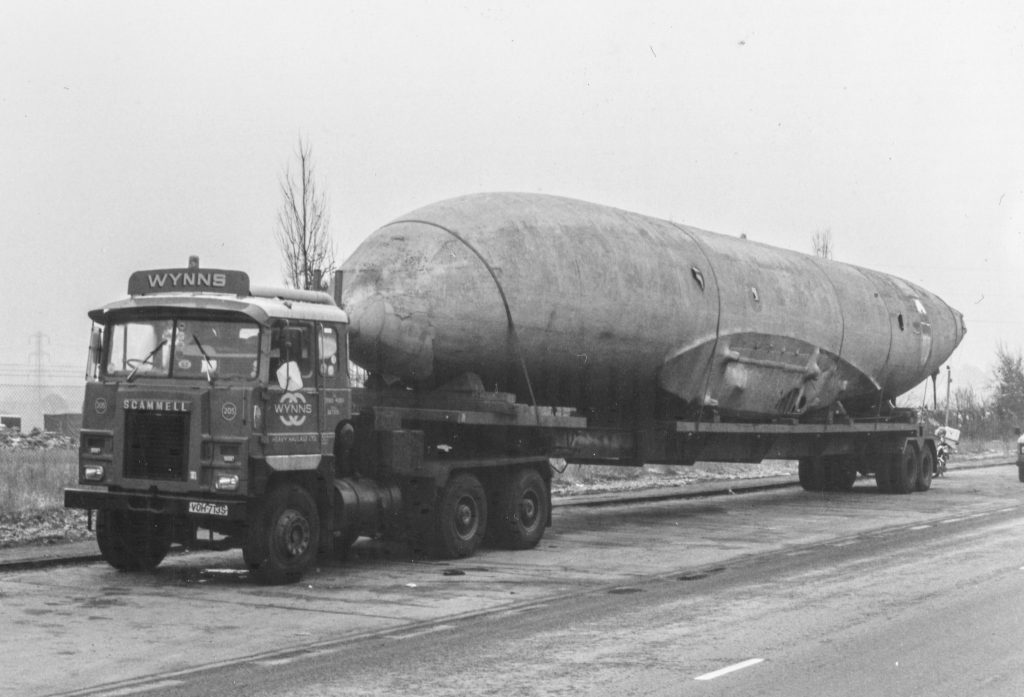 Today in Aviation: DH.106 Comet Fuselage Delivered to de Havilland Aircraft Museum 11 DH.106 Comet 1A fuselage 1