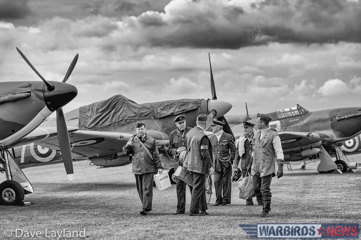 Hawker Hurricane Over Victoria 25 DLP 6595 Edit