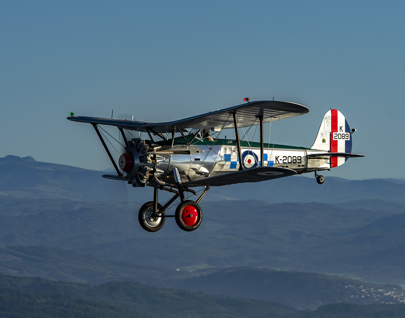 A Bristol Bulldog Biplane Fighter is Once Again in the Sky 14 DLeininger Bristol Bulldog Over Oregon 11 X 14 LR 1