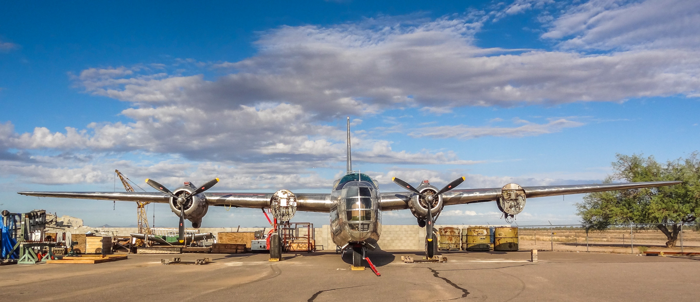 Privateer Airborne 18 The Privateer sans engines #1 and #3. (GossHawk Unlimited photo)