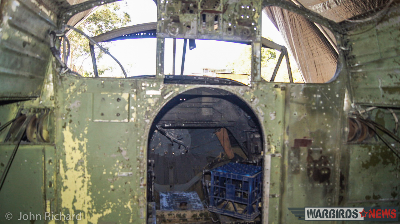 Rathmines Catalina Restoration Update - June, 2017 14 An interior view looking forwards to the cockpit. (photo by John Richard)