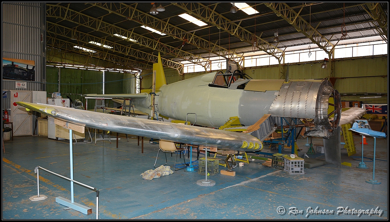 Aussie F4U-1 Corsair Restoration Update 13 (photo by Ron Johnson)