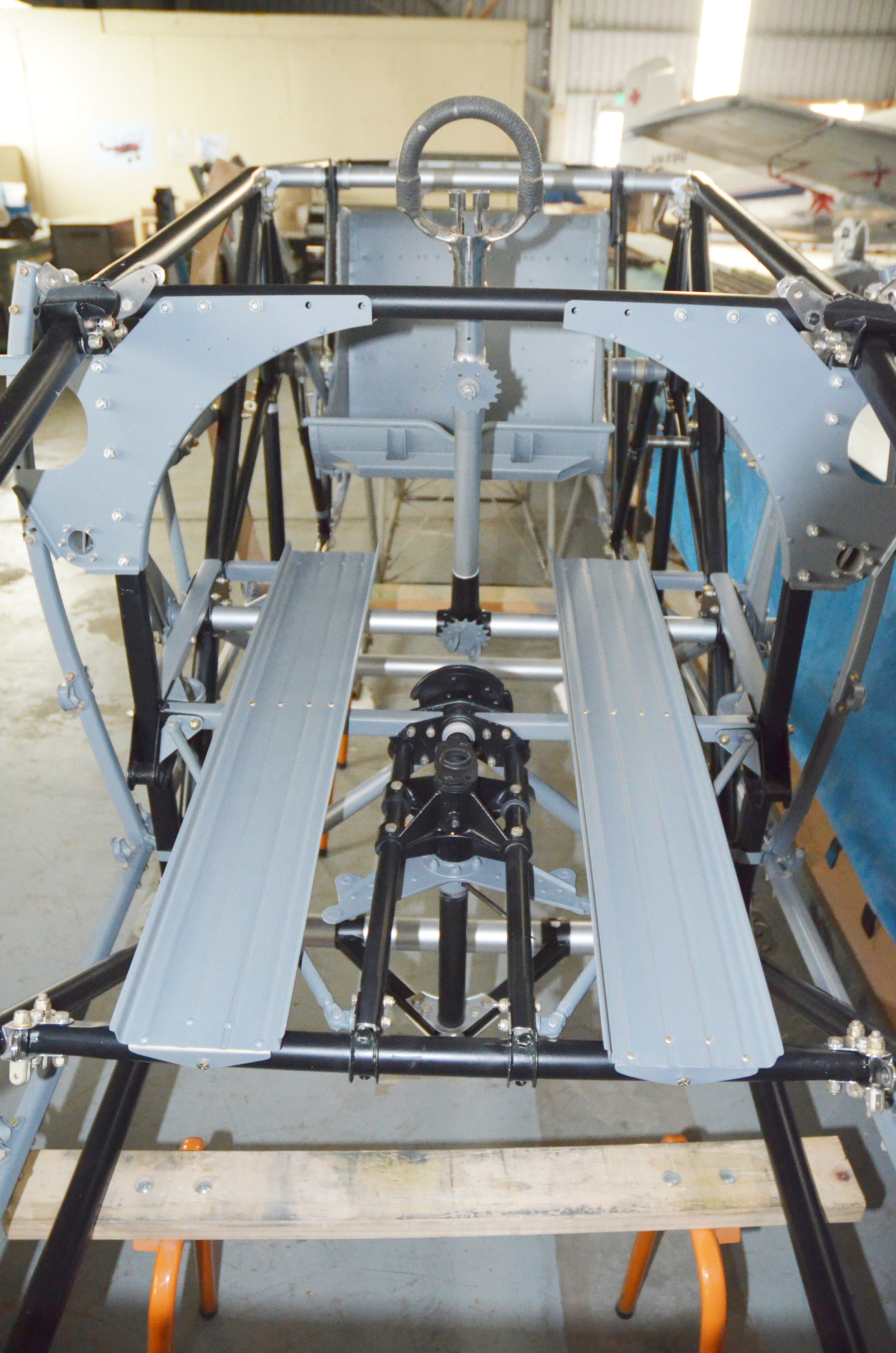 Hawker Demon Resurrected in Australia 17 The cockpit section is partially outfitted.