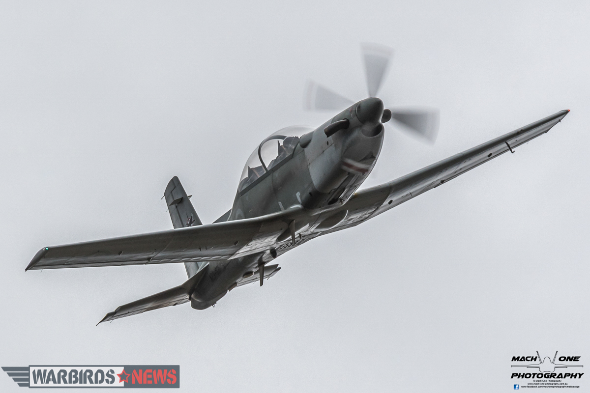 Australia’s Centenary Squadrons – A Celebration of 100 Years Defending The Country 23 Pilatus PC-9/F A23-031 ‘Middleton VC’ of 4 Squadron. (Photo by Matt Savage/Mach One Photography)